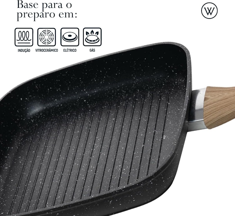 Bistequeira de Indução em Alumínio com Revestimento Cerâmico Granilite 2
