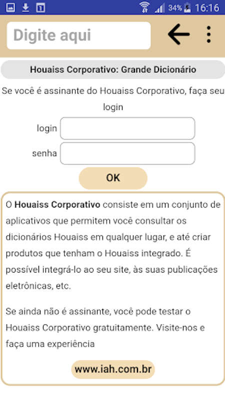 Dicionário Online Houaiss 2