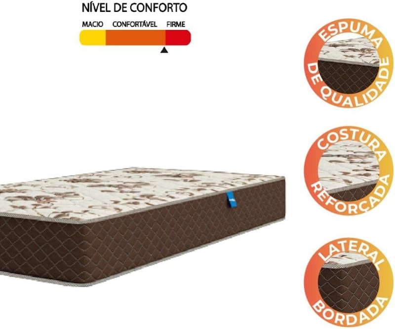 Colchão Solteiro Espuma D33 Marquês 3