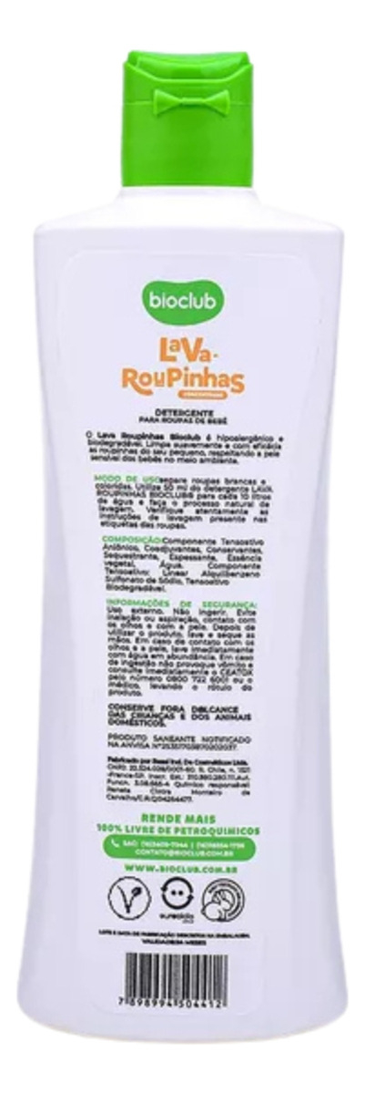 Lava-Roupas Concentrado Detergente Natural - Lava Roupinhas 2