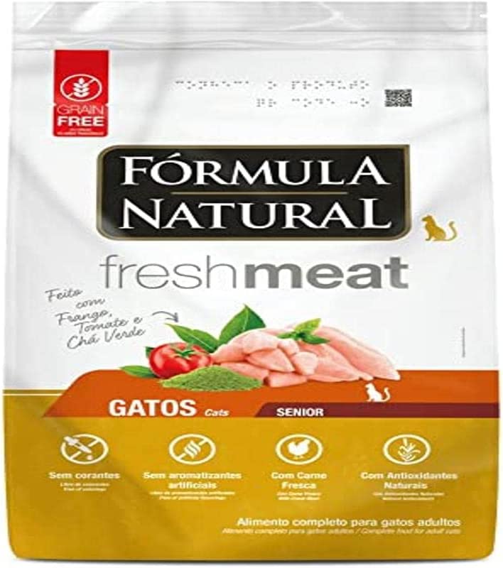 Ração Fórmula Natural Fresh Meat Gatos Senior 1