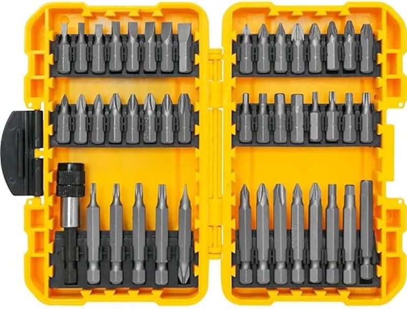 Jogo de Bits/Ponteiras com 46 Peças Encaixe Sextavado de 1/4" 4
