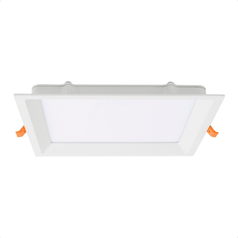 Painel LED Lux Recuado Taschibra 12 W Quadrado Embutir 2