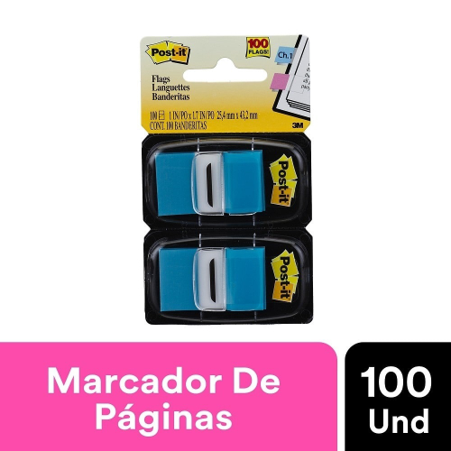  Marcador de Página Adesivo Azul 4