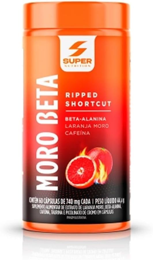 Moro Beta - Beta-Alanina, Laranja Moro e Cafeína (60 Cápsulas) 1