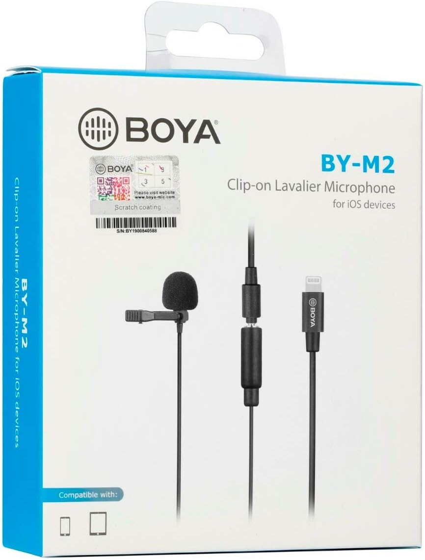 Microfone de Lapela BY-M2 6