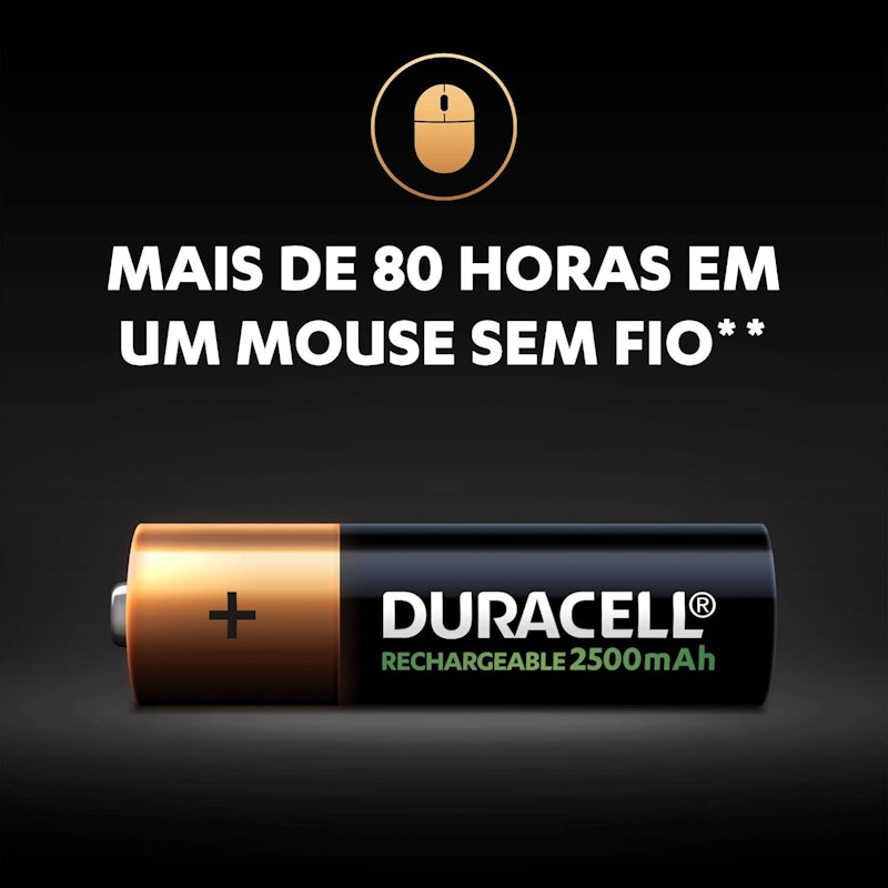 Pilhas AA Recarregáveis 4