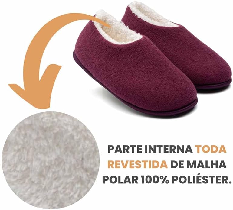 Pantufa Sapatilha Peluciada 5