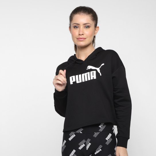 Moletom Feminino com Capuz Puma Essentials Cropped 1