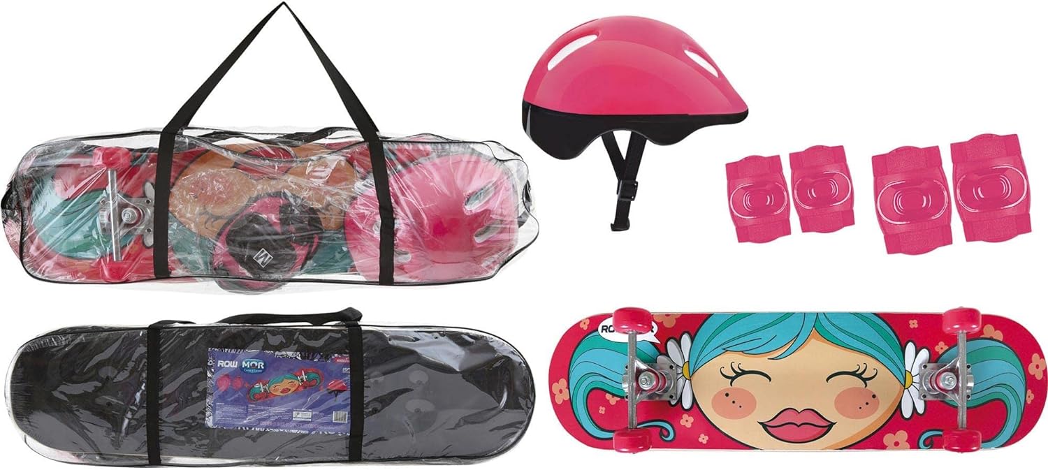 Kit Skate Infantil Menina MOR 2