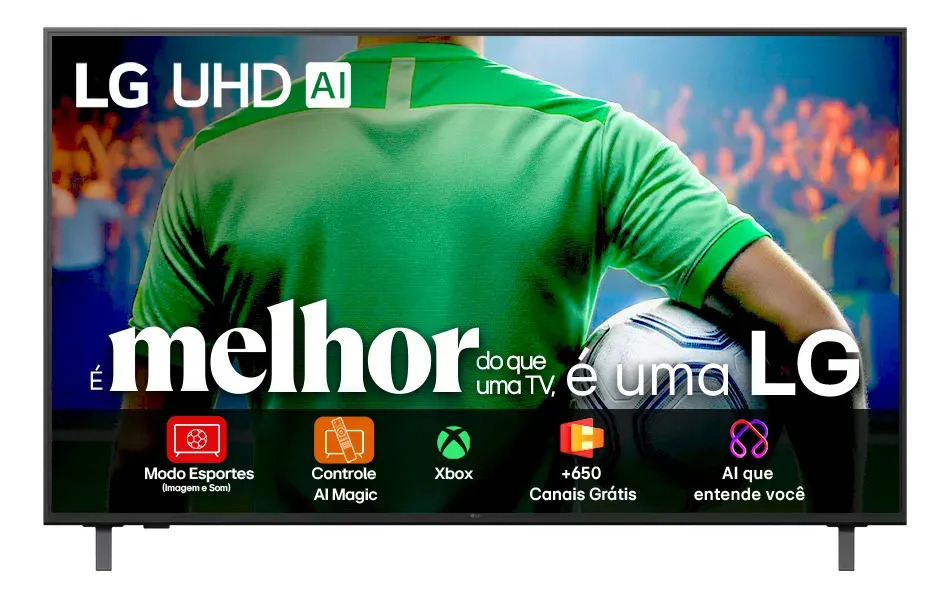 Smart TV LG UHD AI 4K UA85 de 50 Polegadas 2025 1