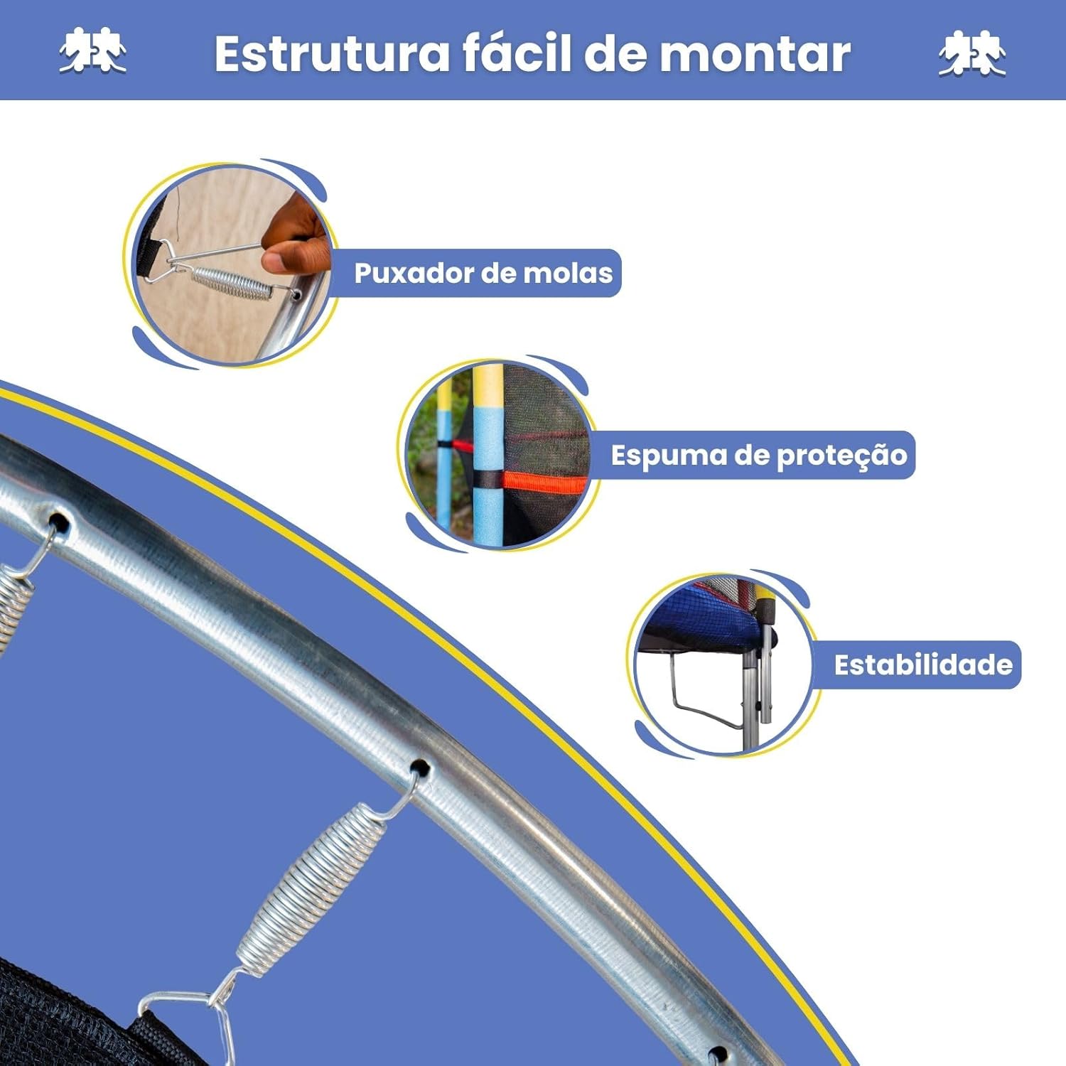 Cama Elástica 1,8 m Atentu 2