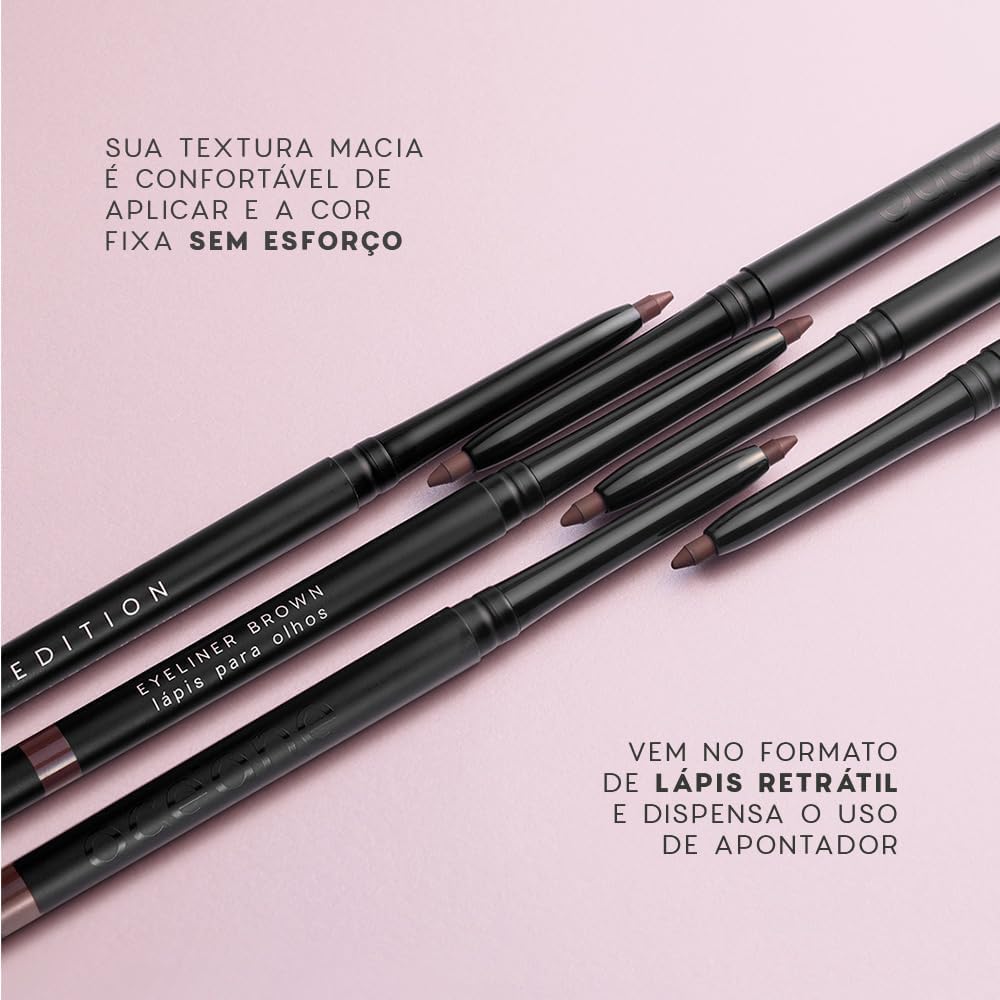 Lápis de Olhos Retrátil Marrom - Eyeliner Brown Océane Edition 5