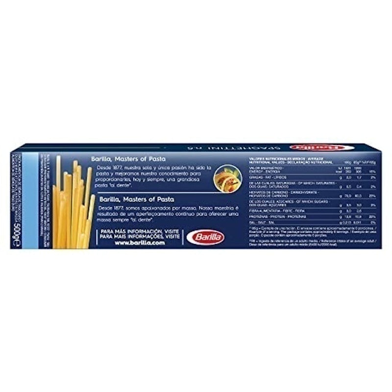 Macarrão Barilla Spaghetti nº 5 4