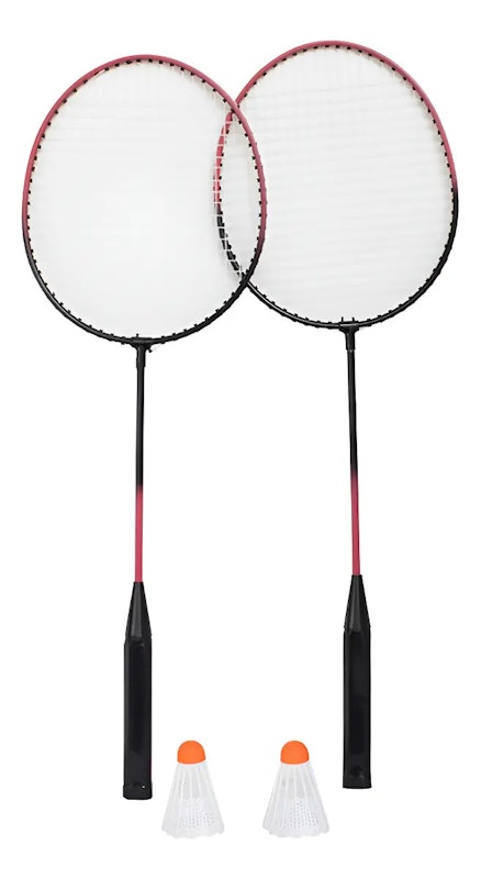 Kit 2 Raquetes Badminton + 2 Petecas 1