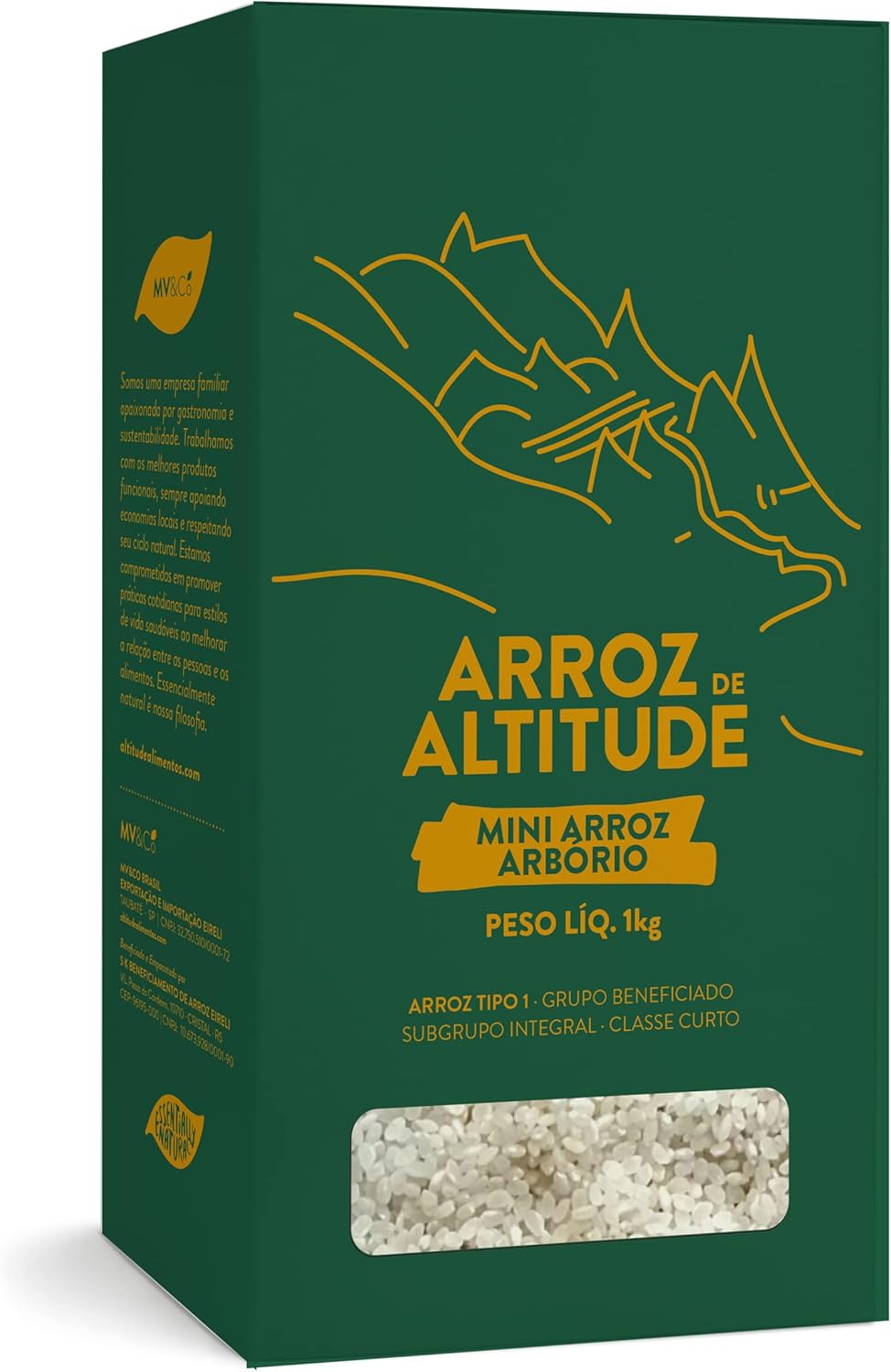 Mini Arroz Arbório Arroz de Altitude 1