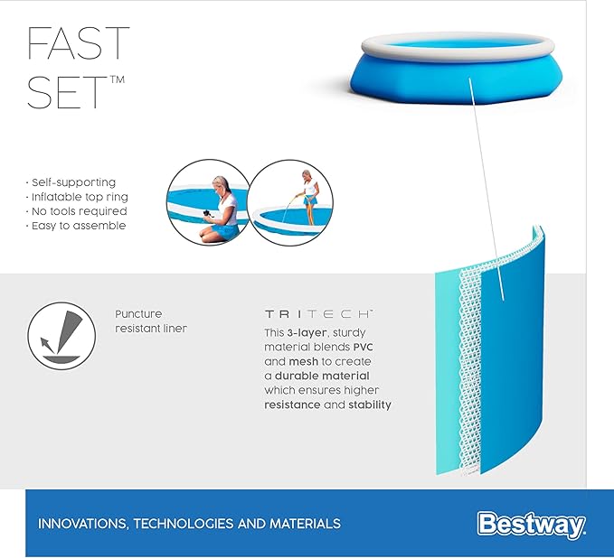 Piscina Inflável Fast Set 3800 L 5