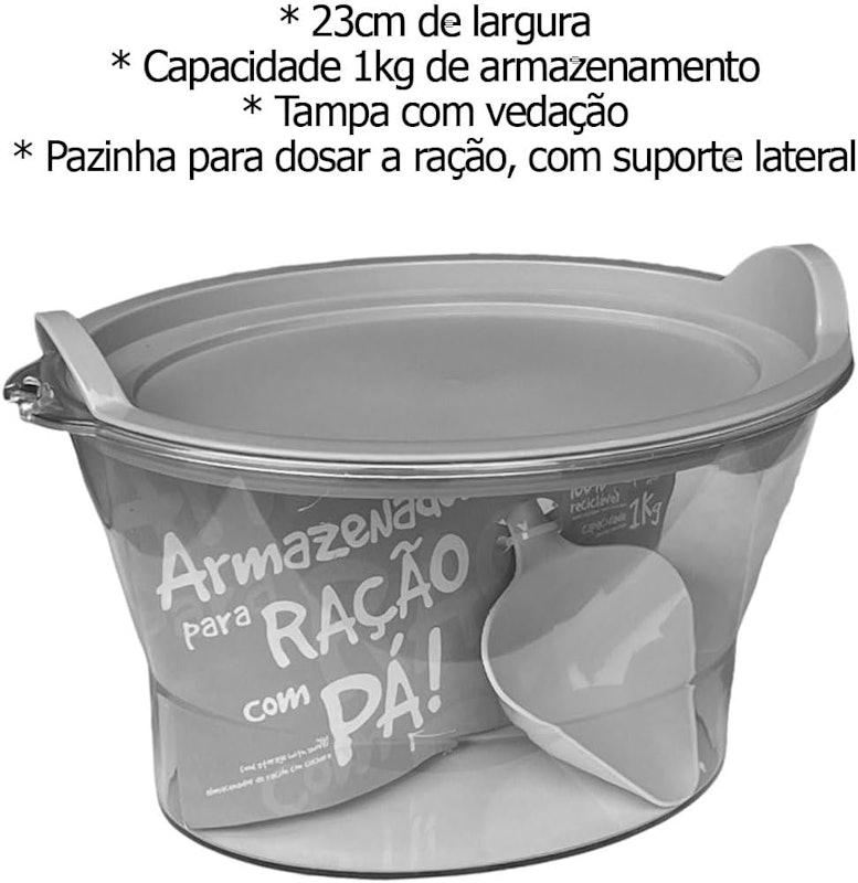 Armazenador de Ração com Pá 3