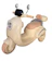 BANG TOYS Moto Elétrica Lambreta Retrô Scooter Lemn 6v 1
