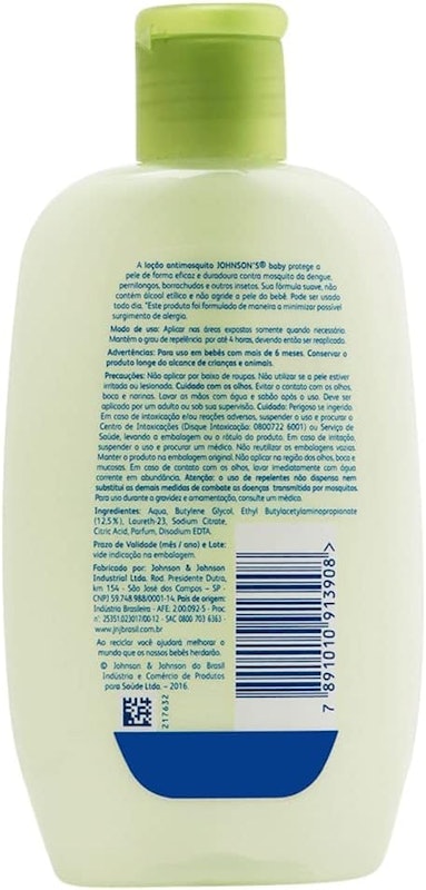 Repelente JOHNSON'S Baby Loção Antimosquito 2