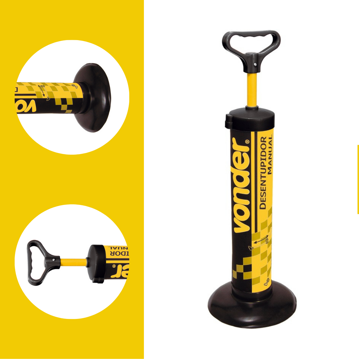 Desentupidor Manual Tipo Bomba Vonder DM 500 5