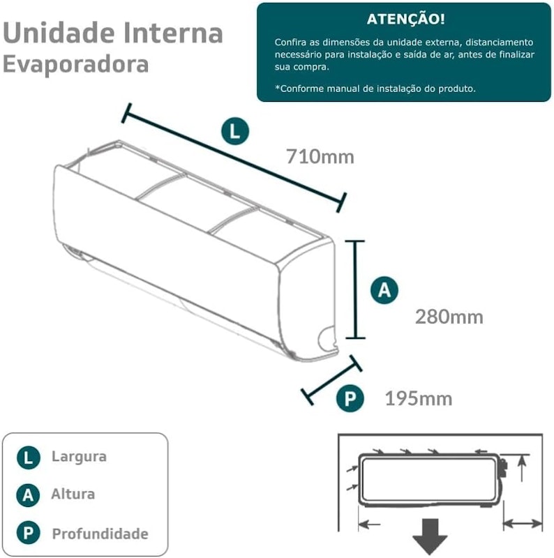 Ar-Condicionado Split High Wall Eco Inverter II 9.000 BTUs (220 V) 4