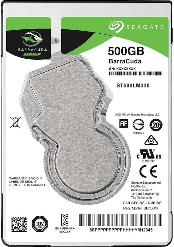 HD Seagate BarraCuda 500 GB 2