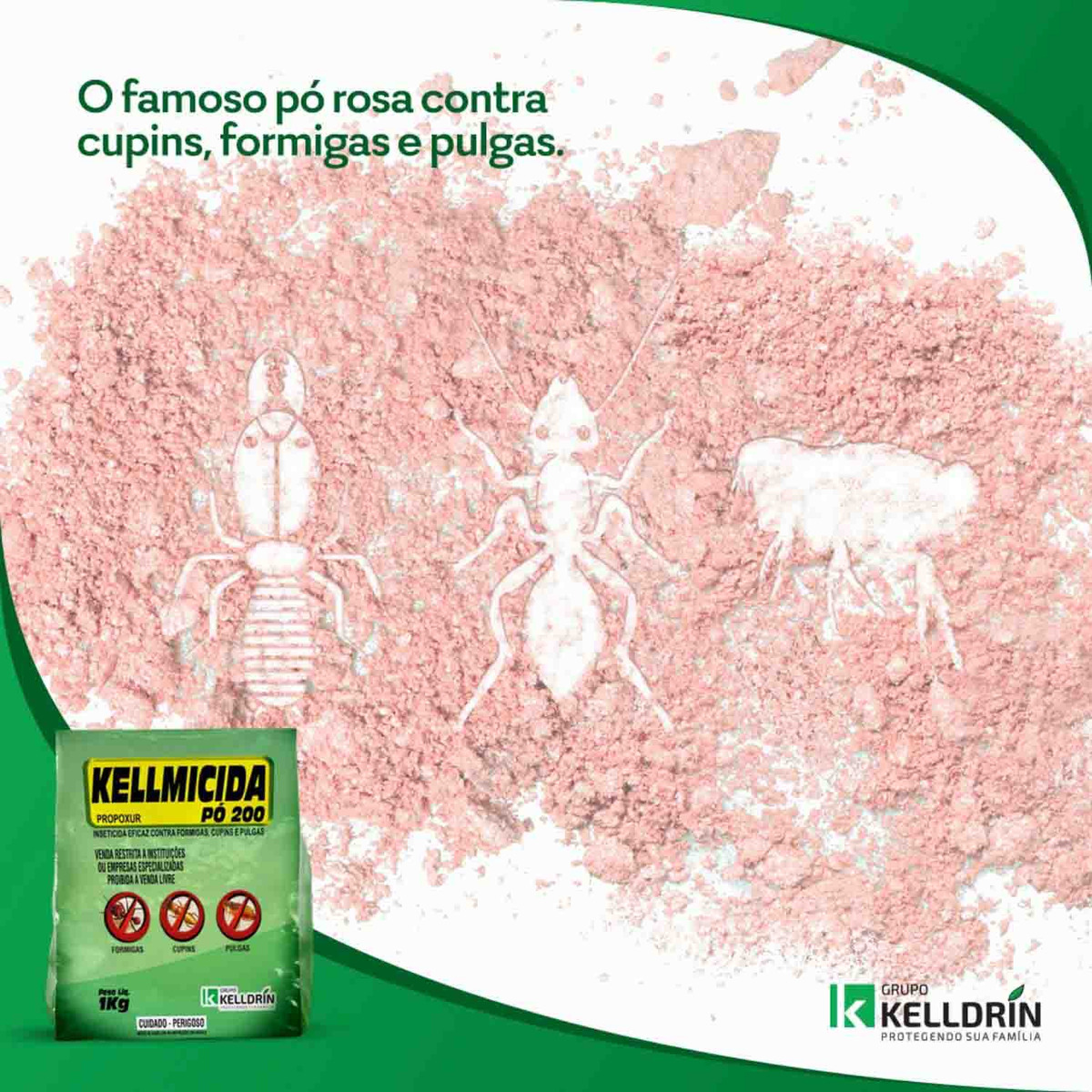 Inseticida Kellmicida Pó 200 2