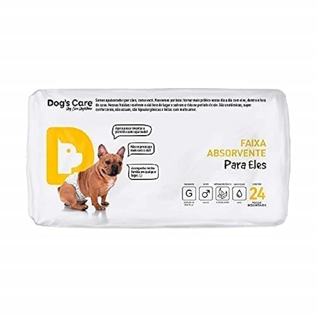 Fralda Faixa Higiênica para Cães Macho Dog's Care 2