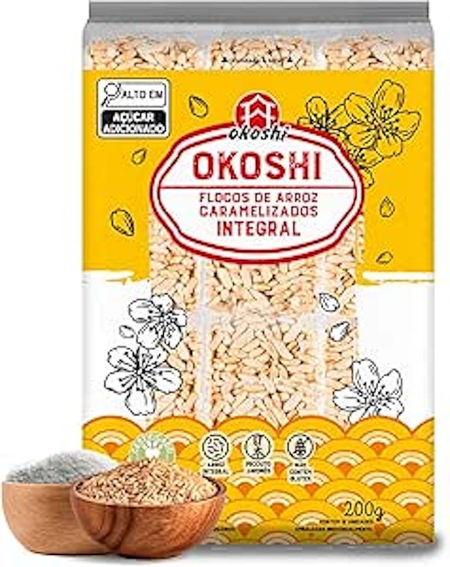 Okoshi Flocos de Arroz Caramelizados Integral 1