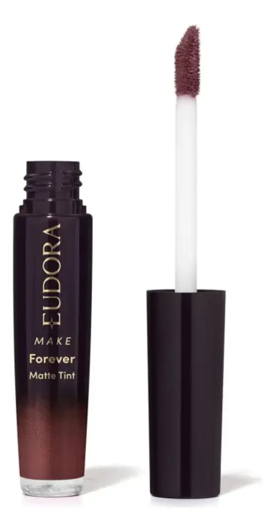 Batom Líquido Rose Vintage Eudora Make Forever Matte Tint 1