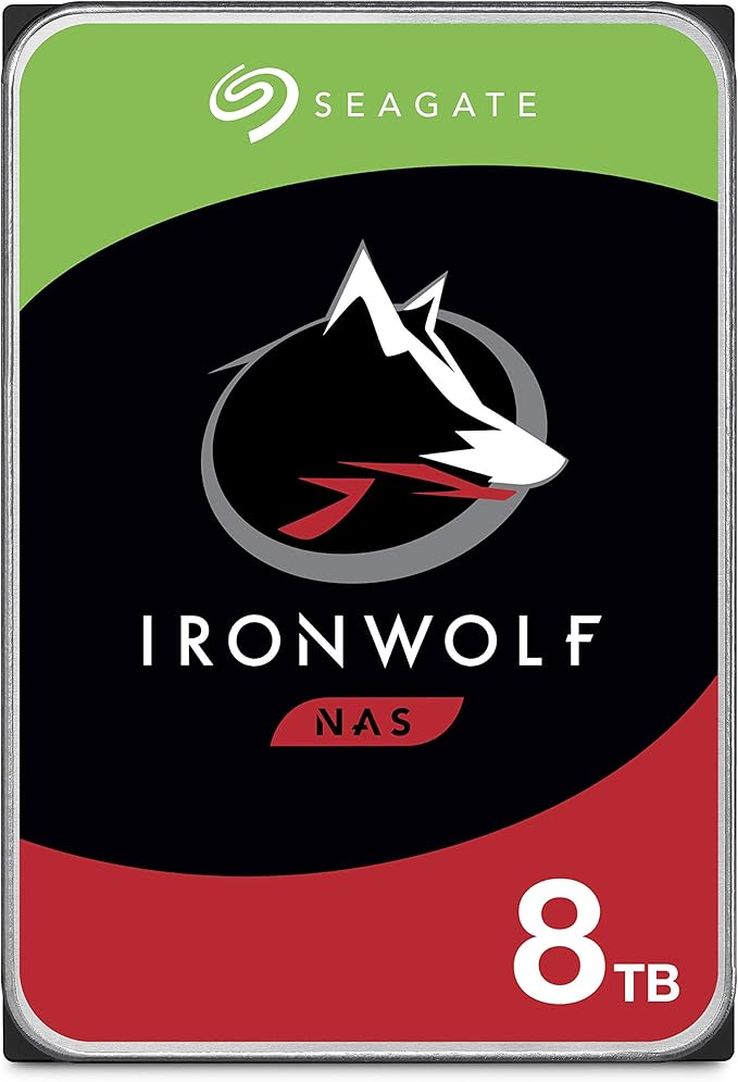 Seagate HD Ironwolf NAS 8 TB 3,5 SATA 7200 RPM 256 MB 2