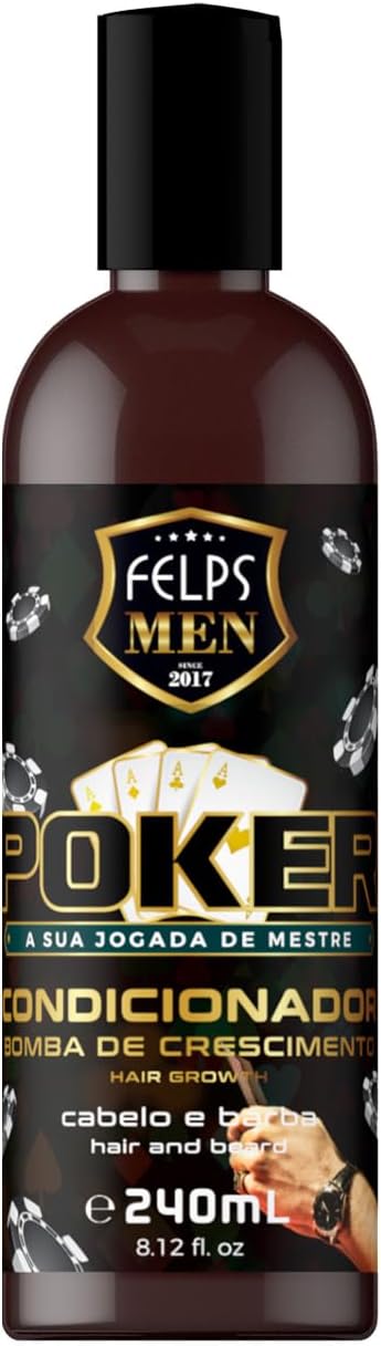 Condicionador Cabelo e Barba Poker Bomba de Crescimento 1