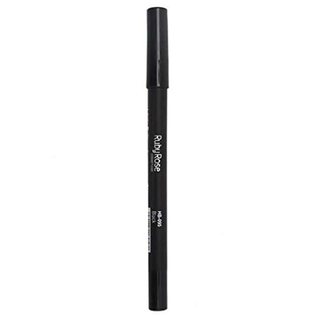 Lápis Delineador para Olhos à Prova d'Água Carbon Black Ruby Rose 1