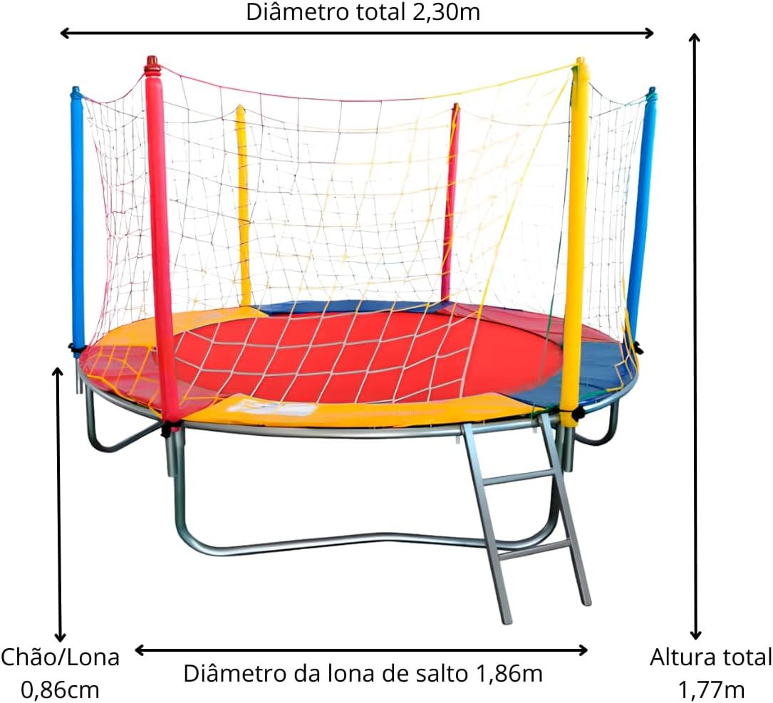Cama Elástica 2,30 m Rotoplay 3