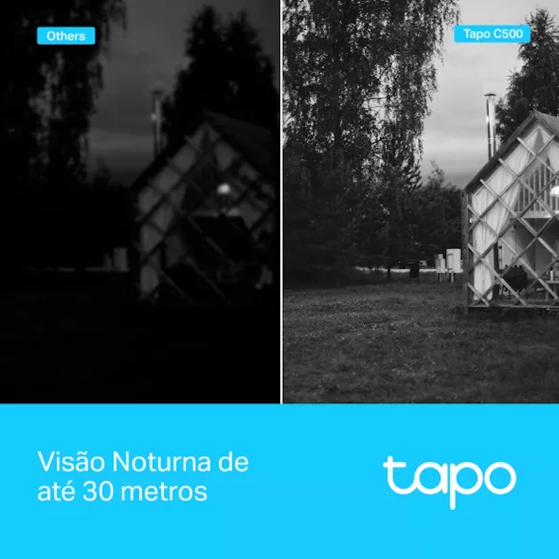 Câmera de Segurança Wi-Fi Externa 360º 1080p Full HD 4