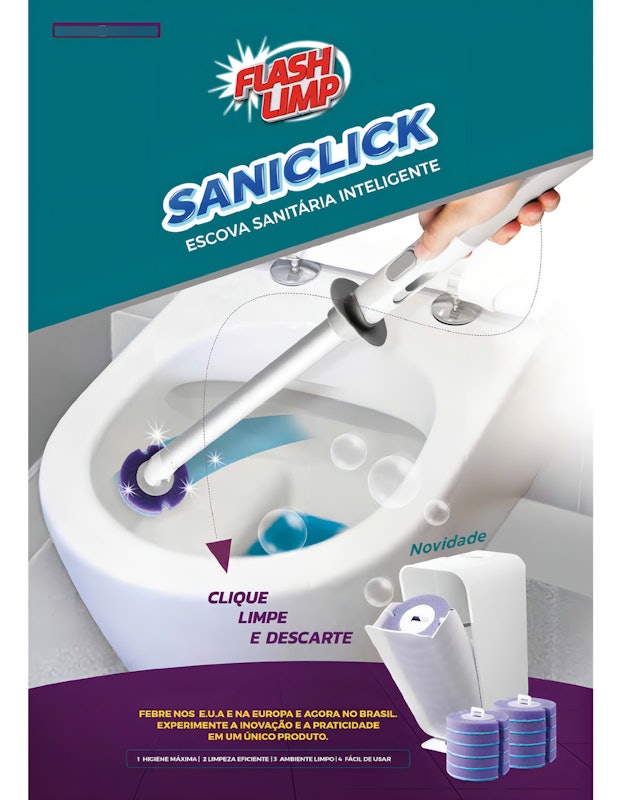 Escova Sanitária Inteligente Saniclick 5