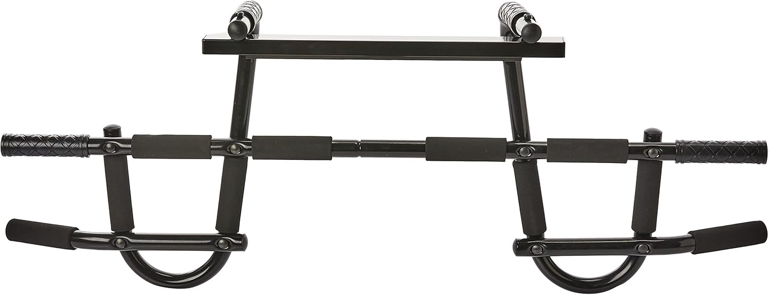 Barra Porta Iron Gym Apoio Flexão Multifuncional Fixa Treino 3