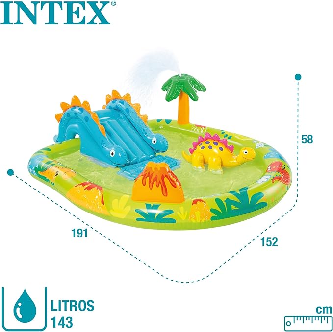 Piscina Inflável Intex Parque dos Dinossauros 143 L 4