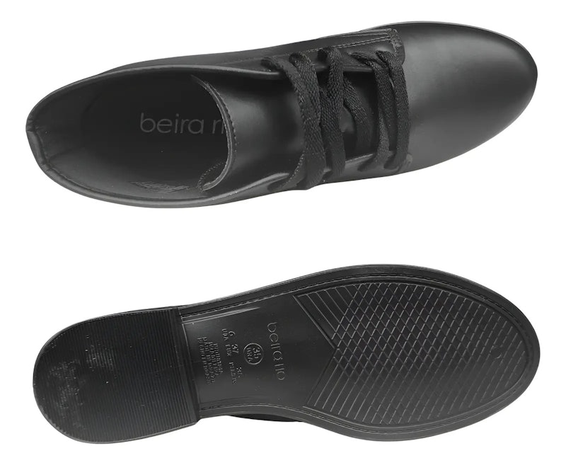 Bota Coturno Feminino Cano Curto Preto Beira Rio 3