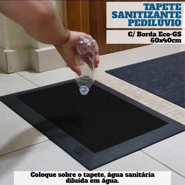 Tapete Pedilúvio Sanitizante com Bordas Eco-GS 4