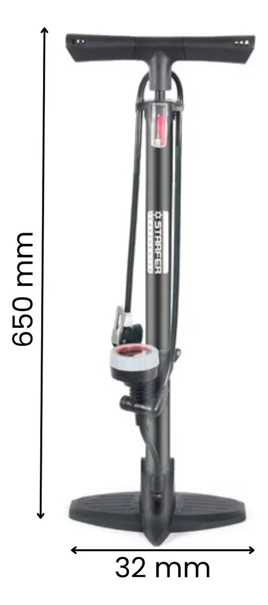 Bomba para Bicicleta Profissional Manual Starfer 3