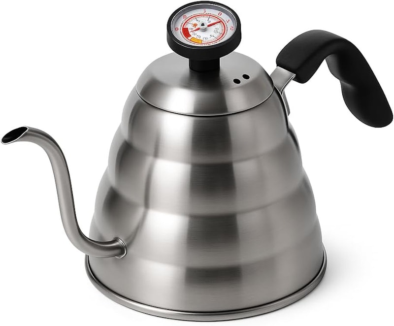 Chaleira Bico de Ganso Inox 1,2 L + Termômetro 2
