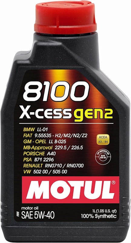 Motul 8100 X-Cess Gen2 5W-40 1