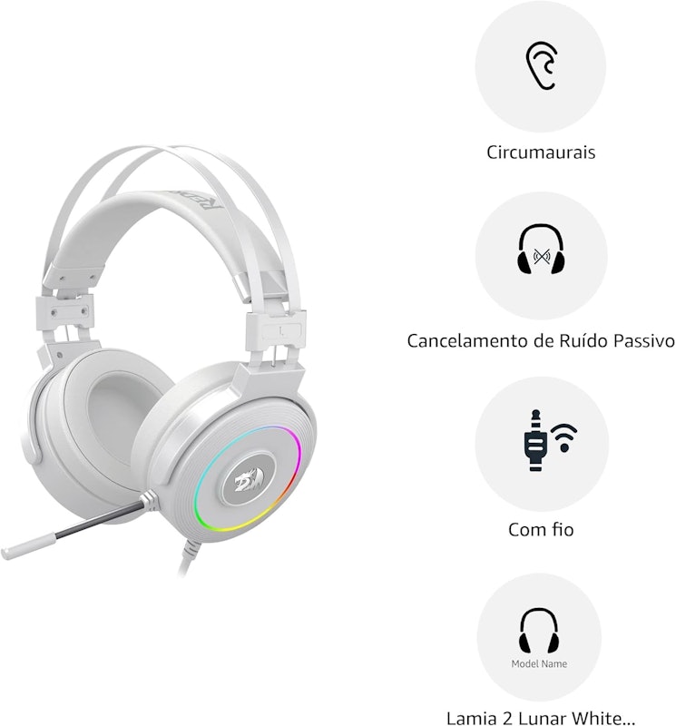 Headset Lamia 2 Lunar White 2