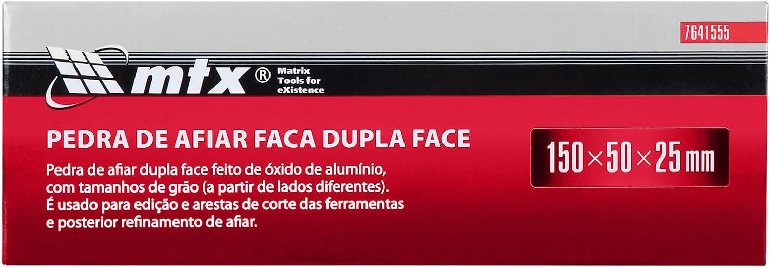 Pedra de Afiar Faca Dupla Face 150 mm 5