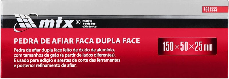 Pedra de Afiar Faca Dupla Face 150 mm 5