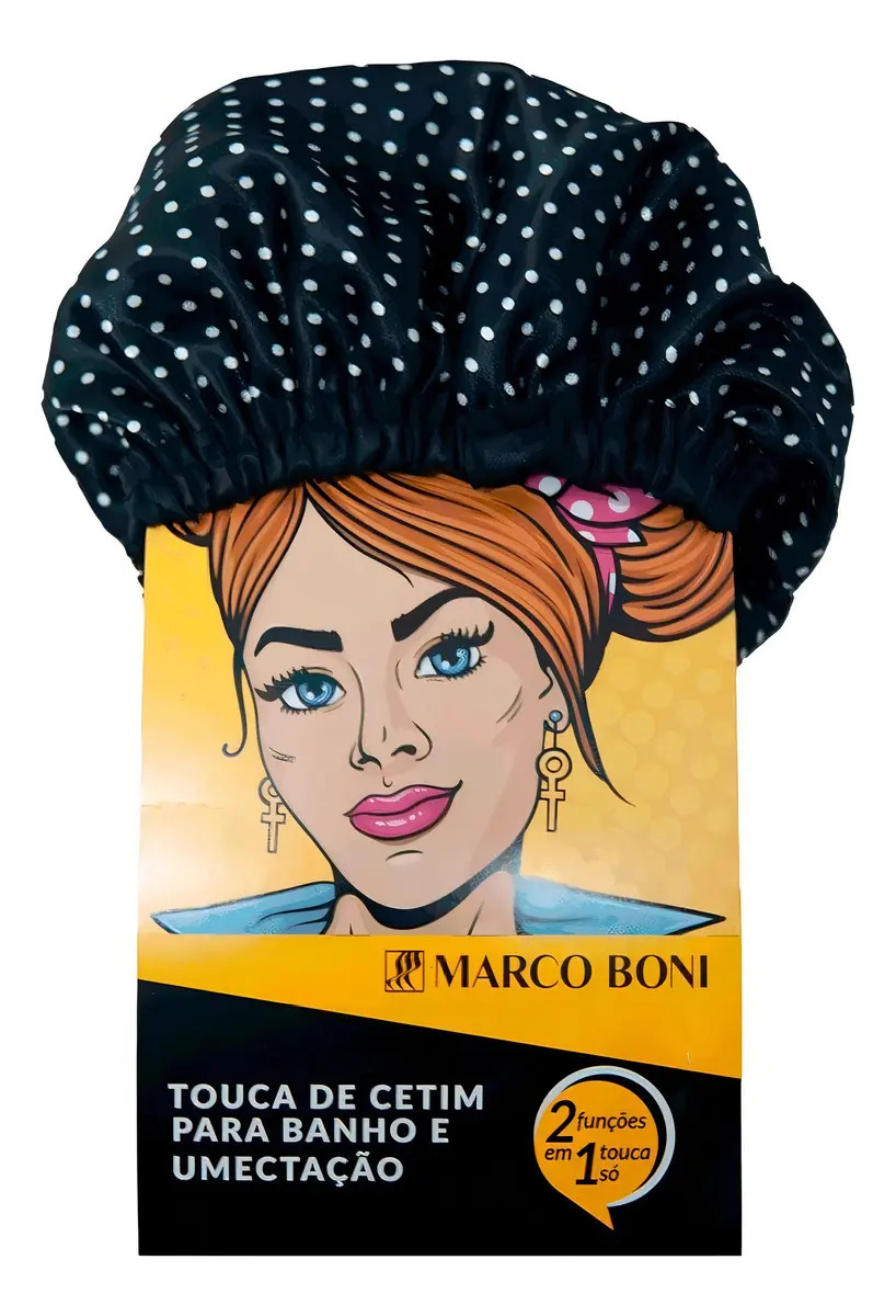 Touca de Cetim para Banho e Umectação 2