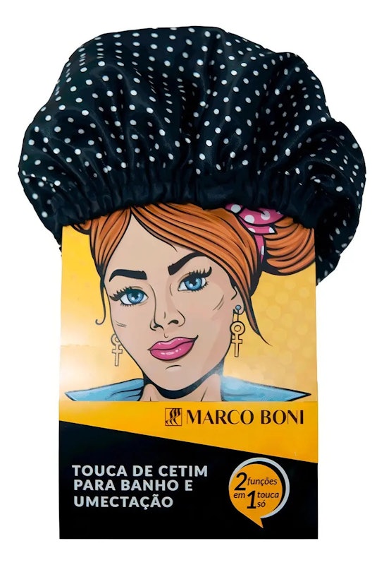 Touca de Cetim para Banho e Umectação 2