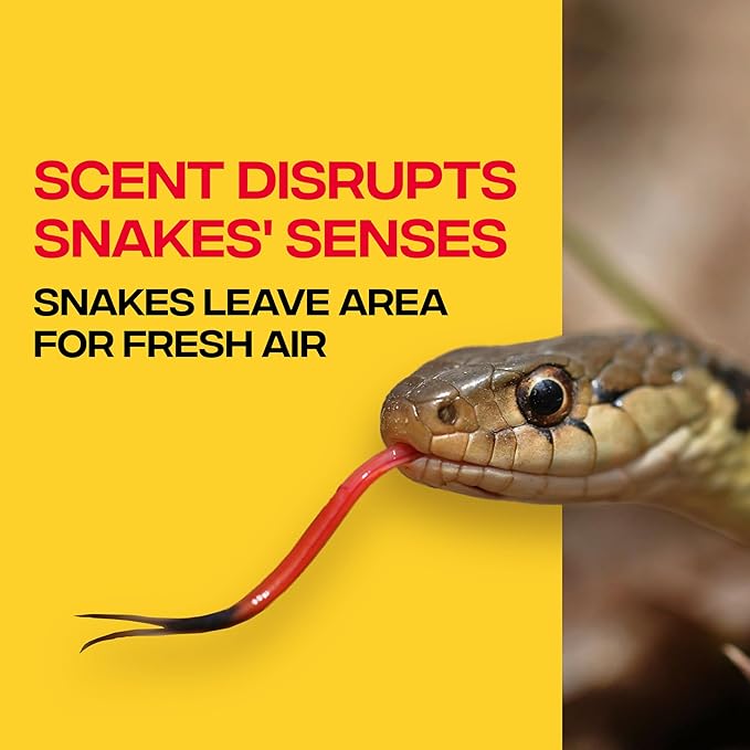 Grânulos Repelentes de Cobra Snake-a-way 4